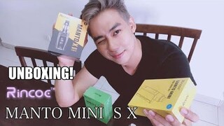 Vape Kits Regalo ng Rincoe! Vape Unboxing ( Manto S, Manto X, Manto Mini )