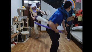 You drew it here with a single fee card