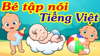 Bé tập nói tiếng Việt | Bé học nói và tập đọc qua các động từ chỉ hoạt động | PingTv