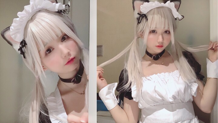 【Jungzi】Cat-ear maid requests to fight! Awoo w