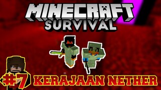 07 survival minecraft - Sudah saat nya kita mencari kerajaan nether 🐱‍👤  #minecraftsurvival