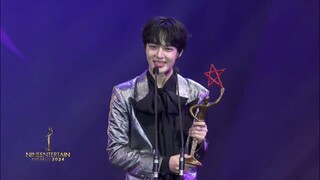 congratulations🪁 NuNew🥰🧡  ZEENUNEW AT 9ENT #zeenunew #NuNew #ZeePruk  #9enAwardsxZeeNuNew