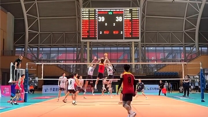 The volleyball game ended with this score, both teams deserve applause
