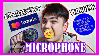 PINAKAMURANG VLOGGING MICROPHONE SA LAZADA? (UNBOXING BOYA BY-MM1 REVIEW) | ARKEYEL CHANNEL