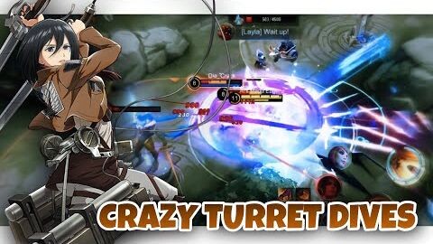CRAZY TURRET DIVES IN RANKED MODE !! FANNY GAMEPLAY - MLBB