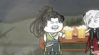 Makan malam perpisahan, selamat tinggal Lembah Shenbing!
