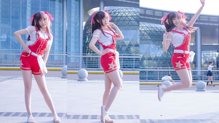 [LEAF] Super-Energetic Full Cover Dance | Cool Day-and-Night Scene Transitions [YES! OK! Let’s Bloom