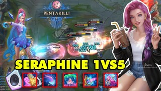 Cận cảnh sức mạnh 1vs5 của siêu hỗ trợ mới Seraphine trong LMHT| Highlight Seraphine LOL