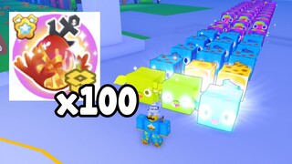 I Opened 100 Huge Machine Egg 2 And Hatched These Pets! - Pet Simulator X Roblox
