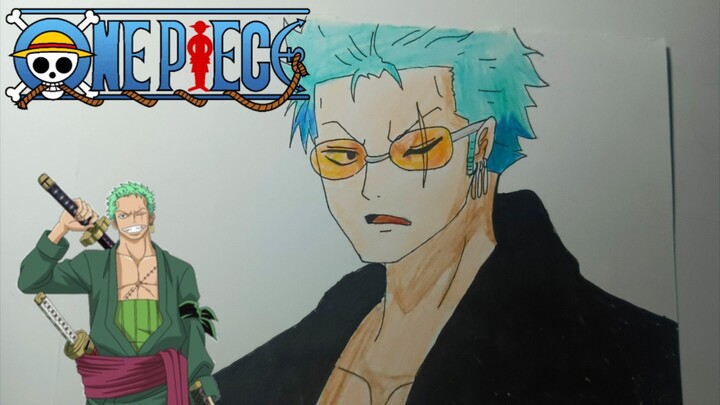menggambar Roronoa Zoro [ONE PIECE]