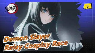 Demon Slayer|Relay Cosplay Race of all CHARACTERS_3