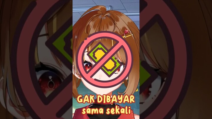 kerja gak dibayar #vtuberindonesia #vtuberid #vtuber #shorts