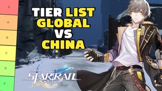 Tier List Global VS China! Mana Yang Worth It? - Honkai Star Rail