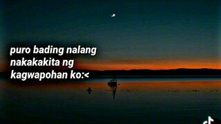 puro bading nalang ata😔
