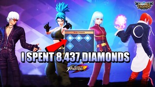 FREE KOF DRAW ON AUGUST 22 - I SPENT 8,437 DIAMONDS IN KOF STRIKES - MLBB