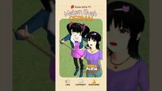 Mei Mei & Susanti Makan Buah Cermai #upinipin #sakuraschoolsimulator