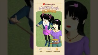 Mei Mei & Susanti Makan Buah Cermai #upinipin #sakuraschoolsimulator