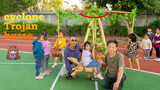 【Handmade】Grandpa makes non-electric carousel，kids can't stop!