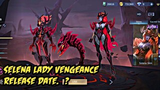 Selena New Abyss Skin Lady Vengeance || Selena Lady Vengeance Release date || Selena New skin ML