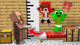 Who jumps higher Baby Mikey & JJ HIGHEST JUMPING in Minecraft challenge (Maizen Mizen Mazien)