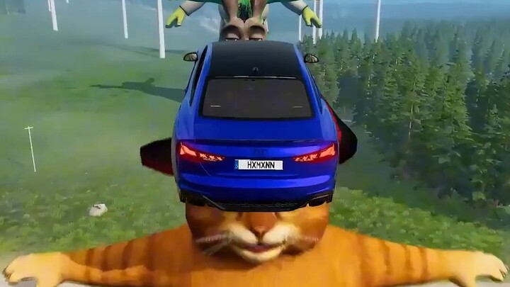 Mobil mana yang bisa melompati karakter Shrek?