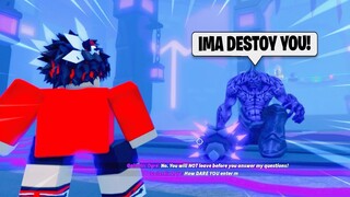 I DEFEATED NEW UPDATE OGRE BOSS in Roblox Blade Ball