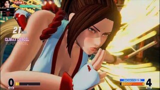 KOF15　チャンピオン　不知火舞　画面端の強さ…２１Hitコンボ