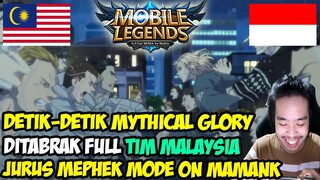 SATU GAME LAGI MENUJU MYTHICAL GLORY! KETEMU FULL TEAM MALAYSIA! - Mobile Legends Indonesia