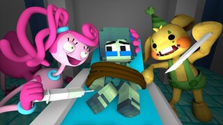 Monster School: MOMMY LONG LEGS' DARK SECRET - Poppy Playtime Chapter 2 | Minecraft Animation