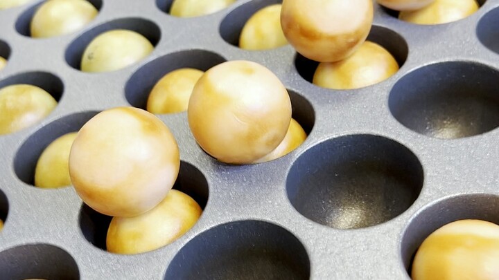 Mass-making three-color dango
