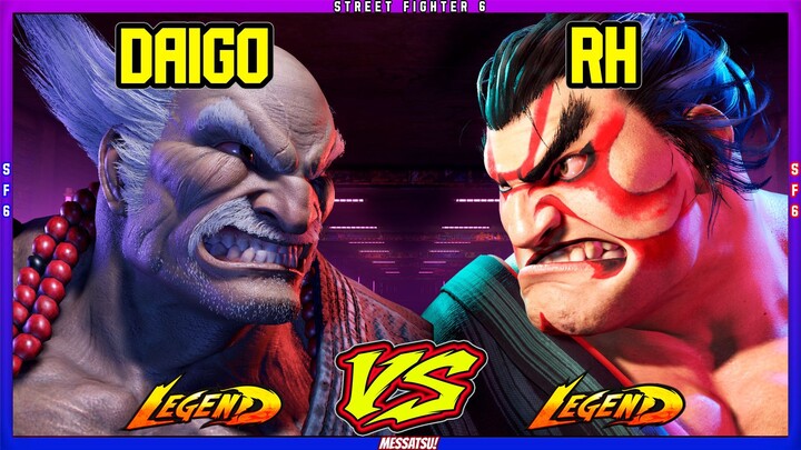 SF6 Daigo (Akuma) VS RH (E.Honda) Messatsu!スト6 Street fighter 6