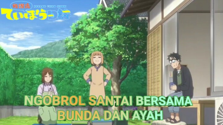 HOUKAGO TEIBOU NISSHI | BERBINCANG DENGAN BUNDA DAN AYAH [FANDUB INDONESIA]