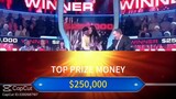 WWTBAM Hot Seat | $250,000 winner