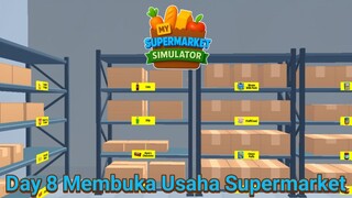 Akhirnya Gudang Penyimpanan Terisi Penuh Dengan Berbagai Produk |My Supermarket Simulator Part 8