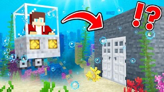 JJ Found Mikey's Secret Underwater Base in Minecraft - Maizen