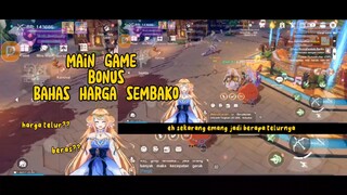 Randomnya viewer euria main game bonus bahas harga sembako #Vcreators