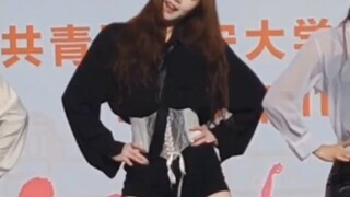辽宁大学up down路演，北方姑娘也很会的，社团招新