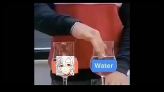 The difference between water and food language