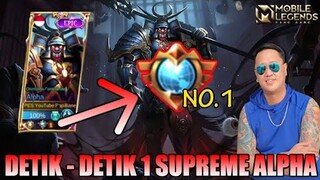 DETIK DETIK SUPREME 1 ALPHA LAGI DI SEASON 21 AUTO MENGGANAS