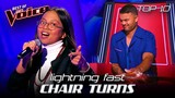 LIGHTNING FAST Chair Turns in the Blind Auditions of The Voice 2022 | Top 10