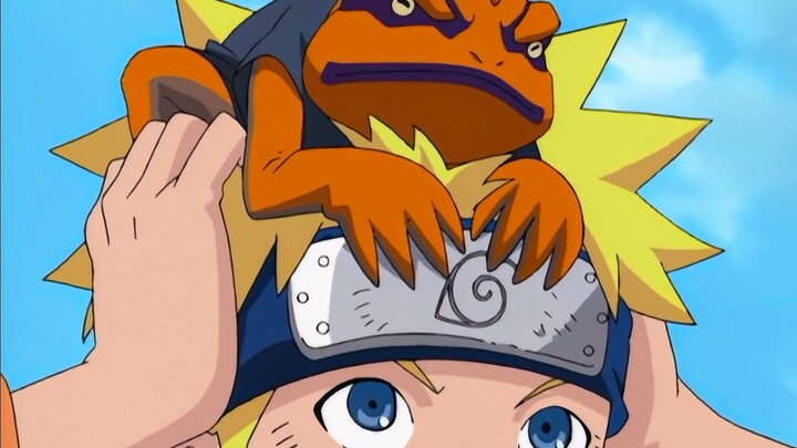 Keluarga katak dipanggil oleh Naruto