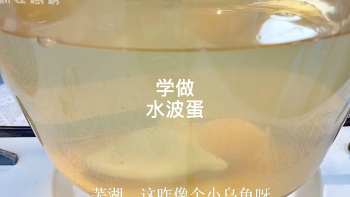 学着最近超火的水波蛋，你们猜我最后做成功没有？