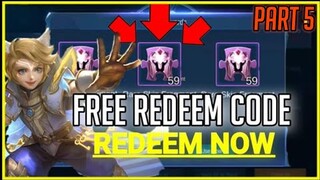 NEW REDEEM CODE DECEMBER 2019!! PART 5 w/ UNLOCKED SKINS | Mobile Legends