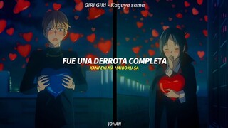 Kaguya-sama: Love Is War Season 3 Opening Full || GIRI GIRI - Masayuki Suzuki || AMV sub español