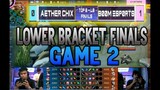 AETHER CHIX VS. BOOM ESPORTS |GAME 2 LOWER BRACKET FINALS | DAY 2 MPL PH S5 CLOSED QUALIFIERS