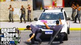 GTA V : MOD POLICIA - TIROTEIO COM REFÉNS DENTRO DO MOTO CLUBE! ( INSANO )