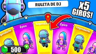 LA MEJOR RULETA DE TODAS EN STUMBLE GUYS SKIN VOLADORA! 😱🤑 NO ME ESTAFAN GIRANDO RULETAS! 😰