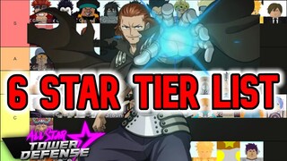 NEW 6 STAR⭐Tier List Christmas 2021 Update All Star Tower Defense