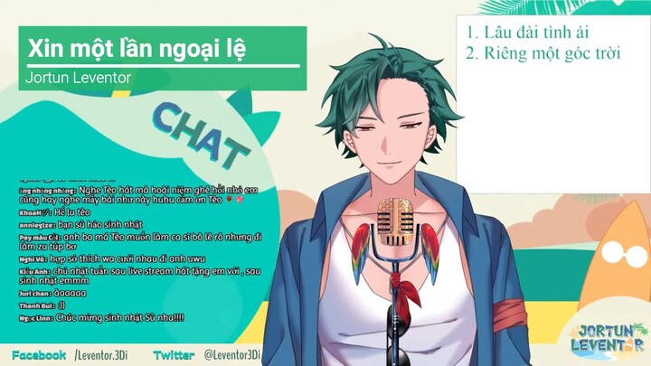 【3Di Vtuber Cut】Xin một lần ngoại lệ - Jortun Leventor