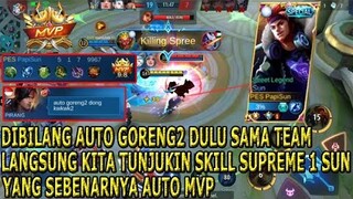 DISURUH GORENG2 DULU INI SUPREME 1 SUN BOZ RAJANYA MONYET